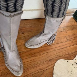 Vintage bootie moccissons